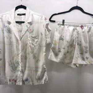 Lauren Ralph Lauren Floral Pajama Top and Shorts